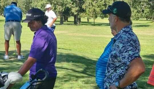 Se develó el misterio: Batistuta está en Funes para jugar un prestigioso torneo de golf junto a profesionales